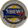 맞춤형 개인화 된 군사 명령 동전 Custom Ibew Challenge Coin