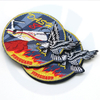 디자이너 라운드 자수 배지 전술 패치 커스텀 로고는 의복을위한 프랑스 공군 수 놓은 패치에 꿰매어