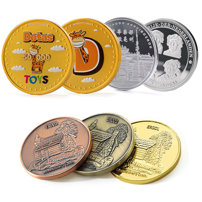 Monedas 무료 디자인 스탬핑 다이 3D 아연 합금 챌린지 동전 맞춤형 조각 금속 동전 이중 기념 기념품 동전