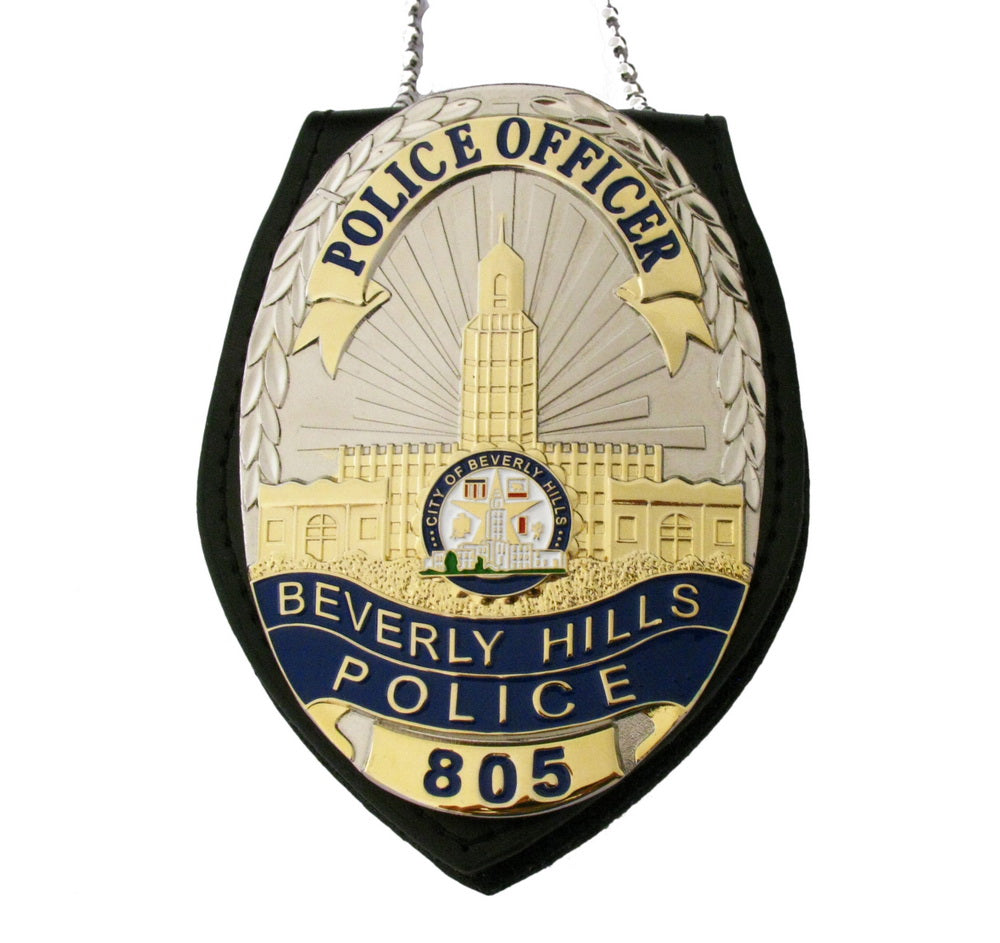 BHPD Beverly Hills 경찰관 배지 복제본 영화 소품 No.805