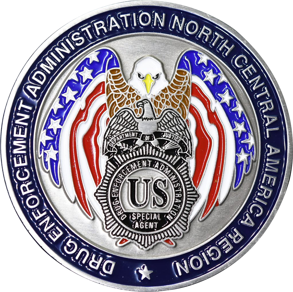 커스텀 코인 제조업체 재미있는 멋진 독특한 개인화 경찰 U.S. 마약 집행국 (DEA) 교정 담당관 챌린지 코인