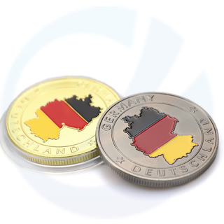 독일 기념품 공예 기념 동전 금속 챌린지 동전 골동품 실버 금 커스텀 코인