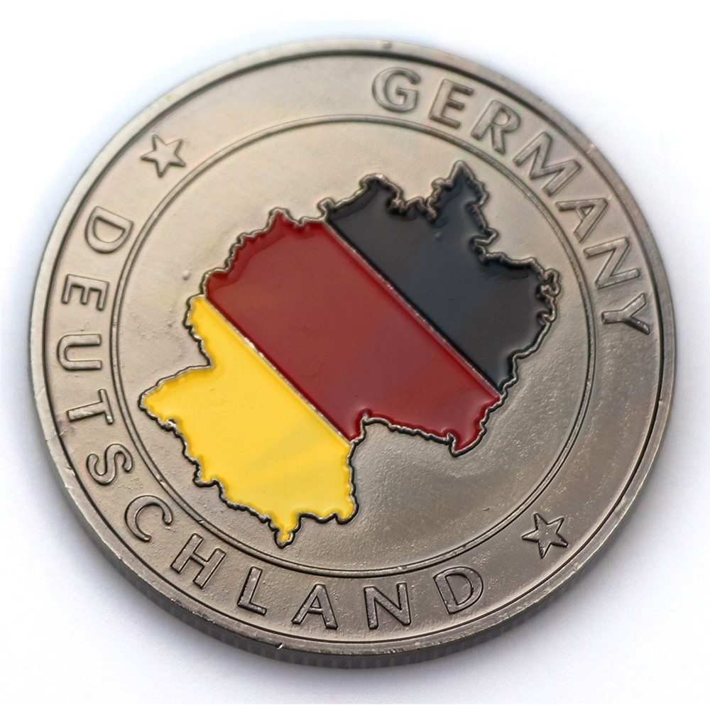 독일 기념품 공예 기념 동전 금속 챌린지 동전 골동품 실버 금 커스텀 코인