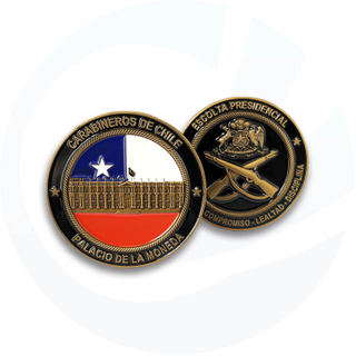 칠레 군사 소총 챌린지 동전의 깃발